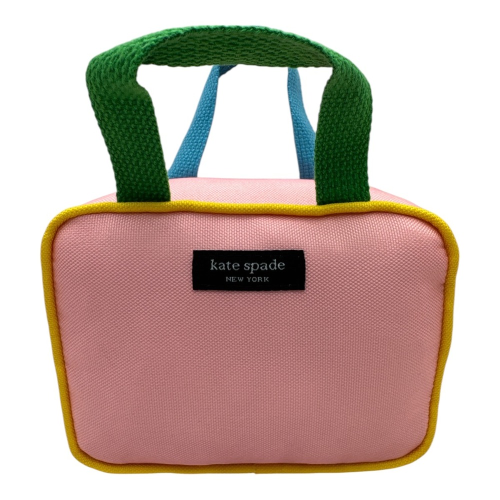 Kate Spade New York Colorblock Handbag Dog Pet Plush Squeaky Chew‎ Toy NWOT